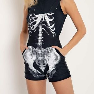 Blackmilk Ribs Shorts Overalls xl